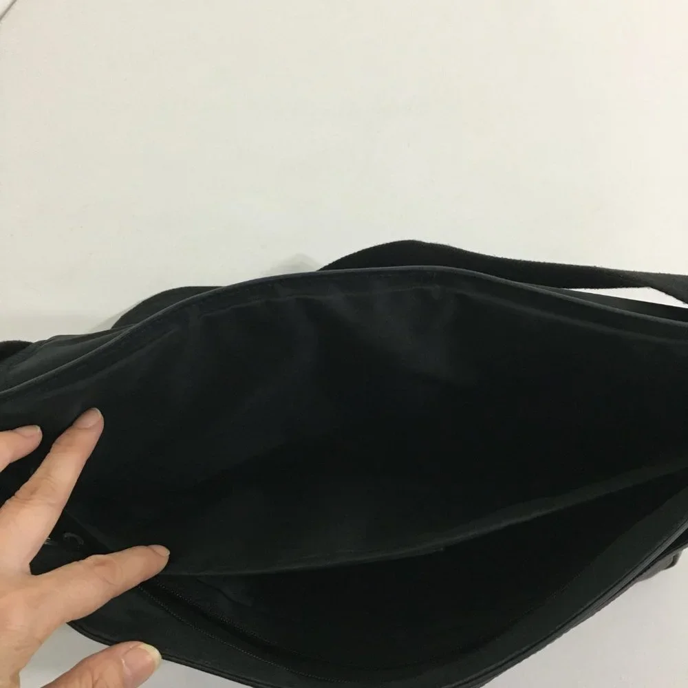 Fossil leather messenger